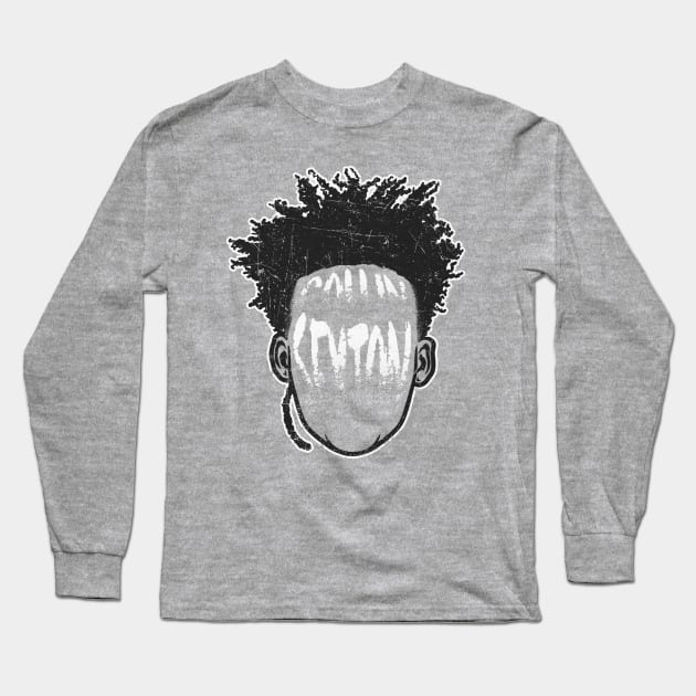 Collin Sexton Cleveland Player Silhouette Long Sleeve T-Shirt by Buya_Hamkac